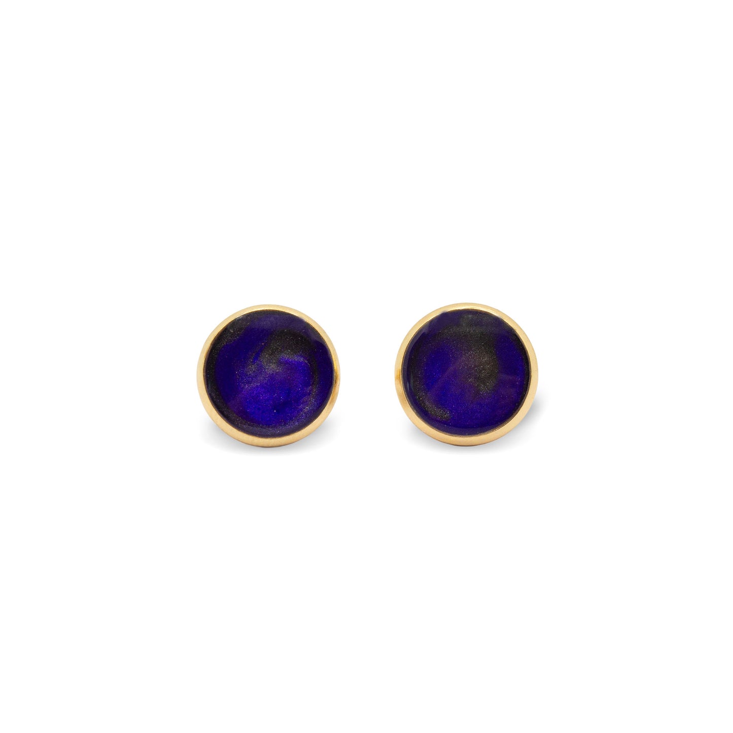 Minimalist purple and black earsutds 12mm